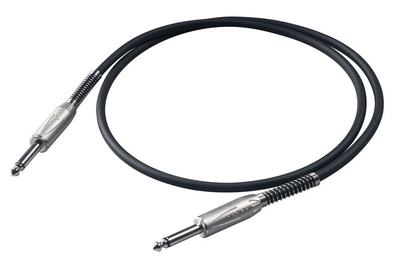 Инструментальный кабель Jack 6.3 мм - Jack 6.3 мм 1 метр