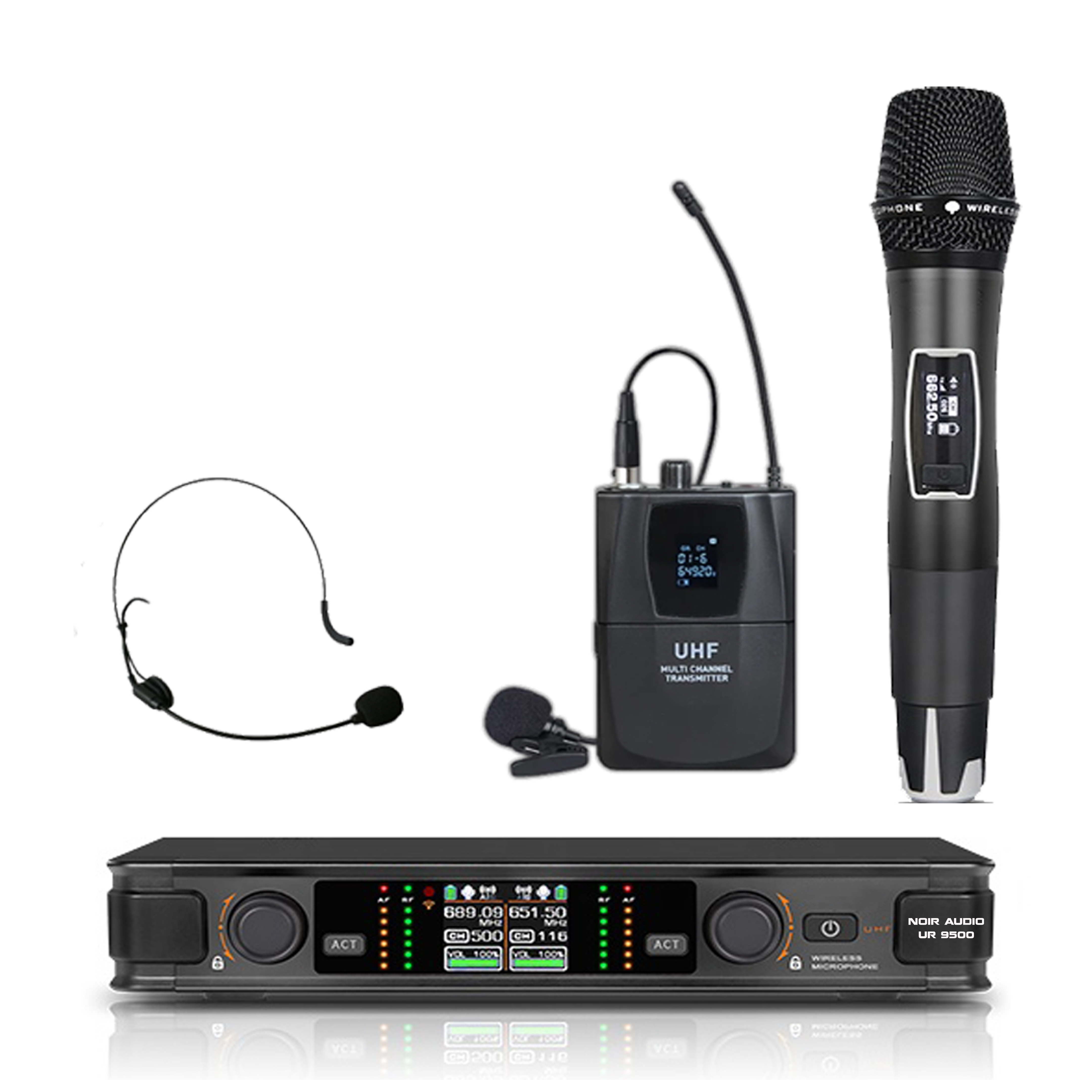 NOIR-audio UR-9500 Handheld/Bodypack