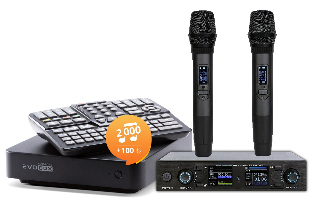 EVOBOX с микрофонами NOIR-audio UR-9200
