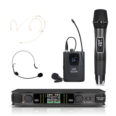NOIR-audio UR-9500-HS4 Handheld/Bodypack